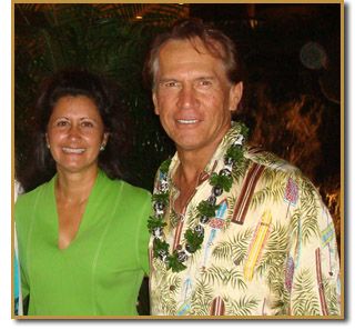 Leilani Kupahu-Marino and Kimo Kahoano who will be reading Kaiulani and King Kalakaua in The Kaiulani Project presentation at the Hawaiian Scottish Festival in Honolulu